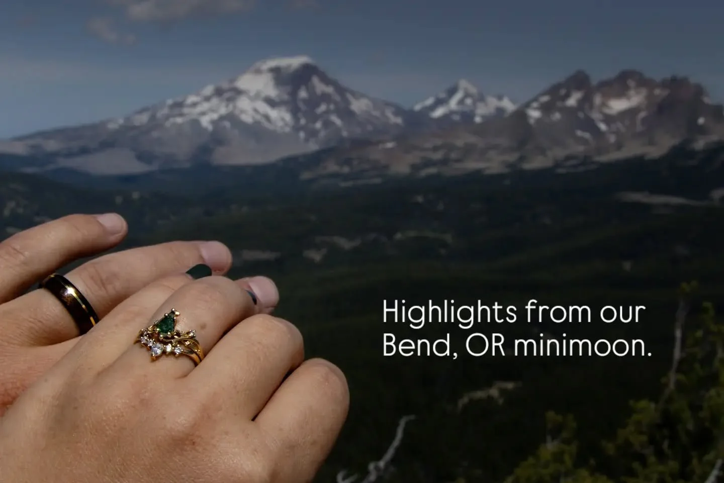 "She the one with the big smile and the hat?"

This was said to me after chatting with a fellow hiker about catching up to my WIFE after I got distracted by a bird. It was the first time I got to call her my wife to a stranger and it feels 
