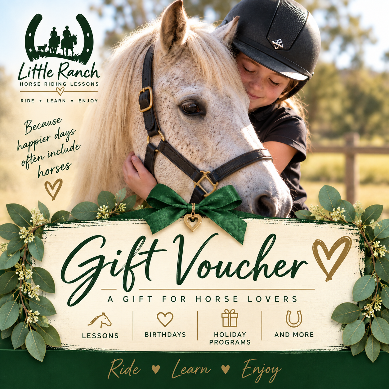 Little Ranch Gift Voucher 🐴💚