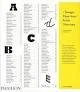Image showing a three-panel brochure with black text on white and yellow backgrounds, listing services or features.