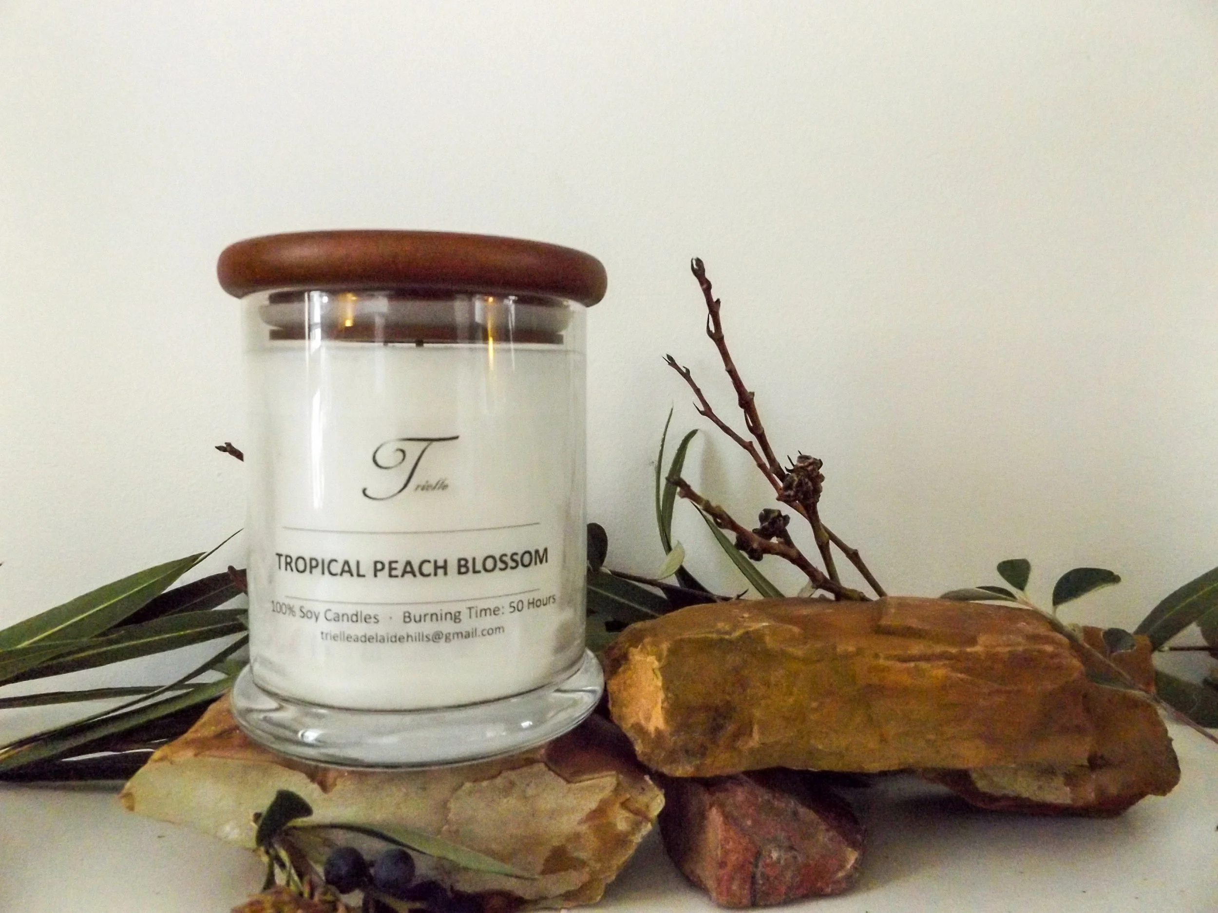 Tropical Peach Blossom Soy Candle