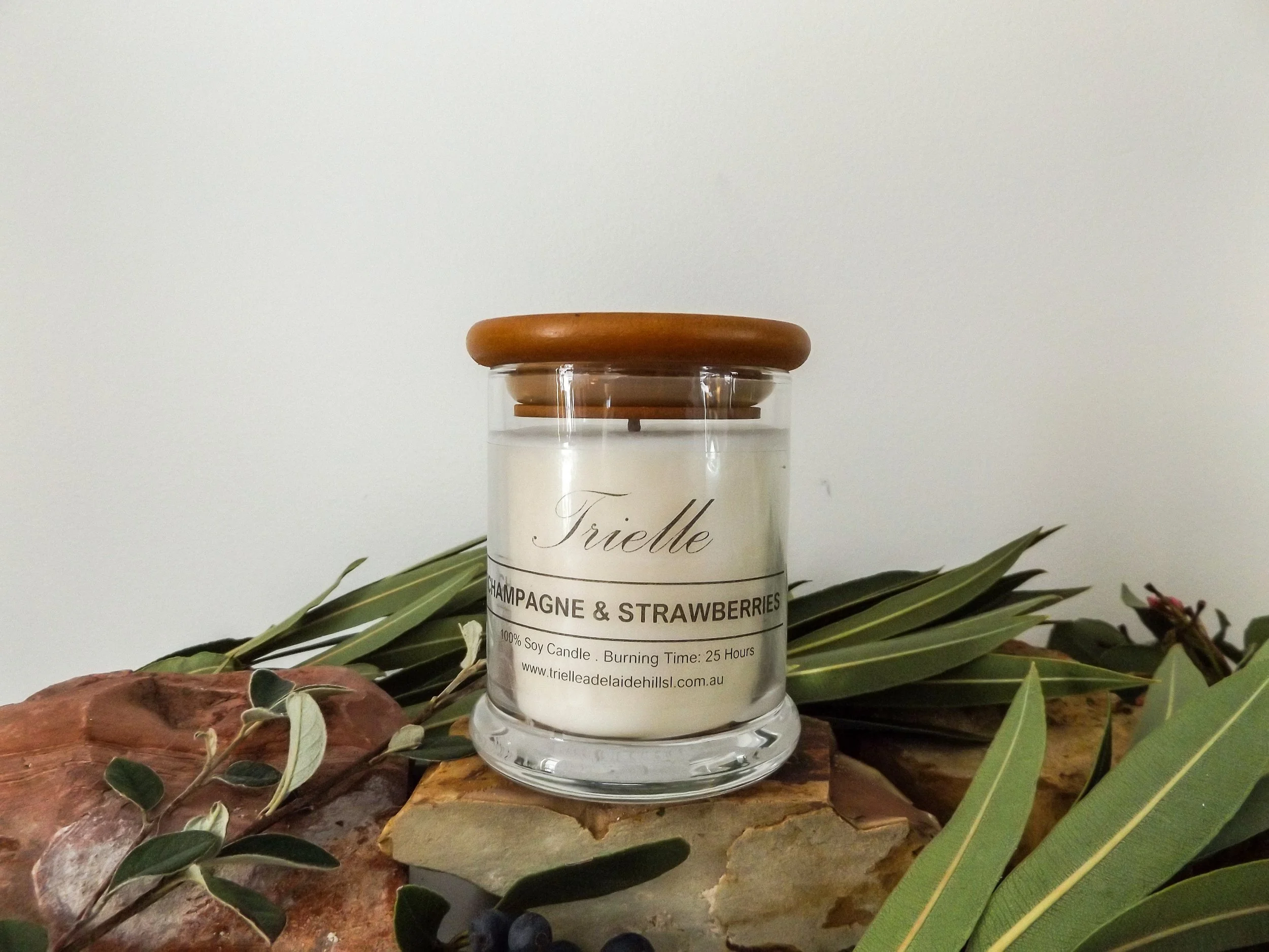 Champagne & Strawberries Soy Candle