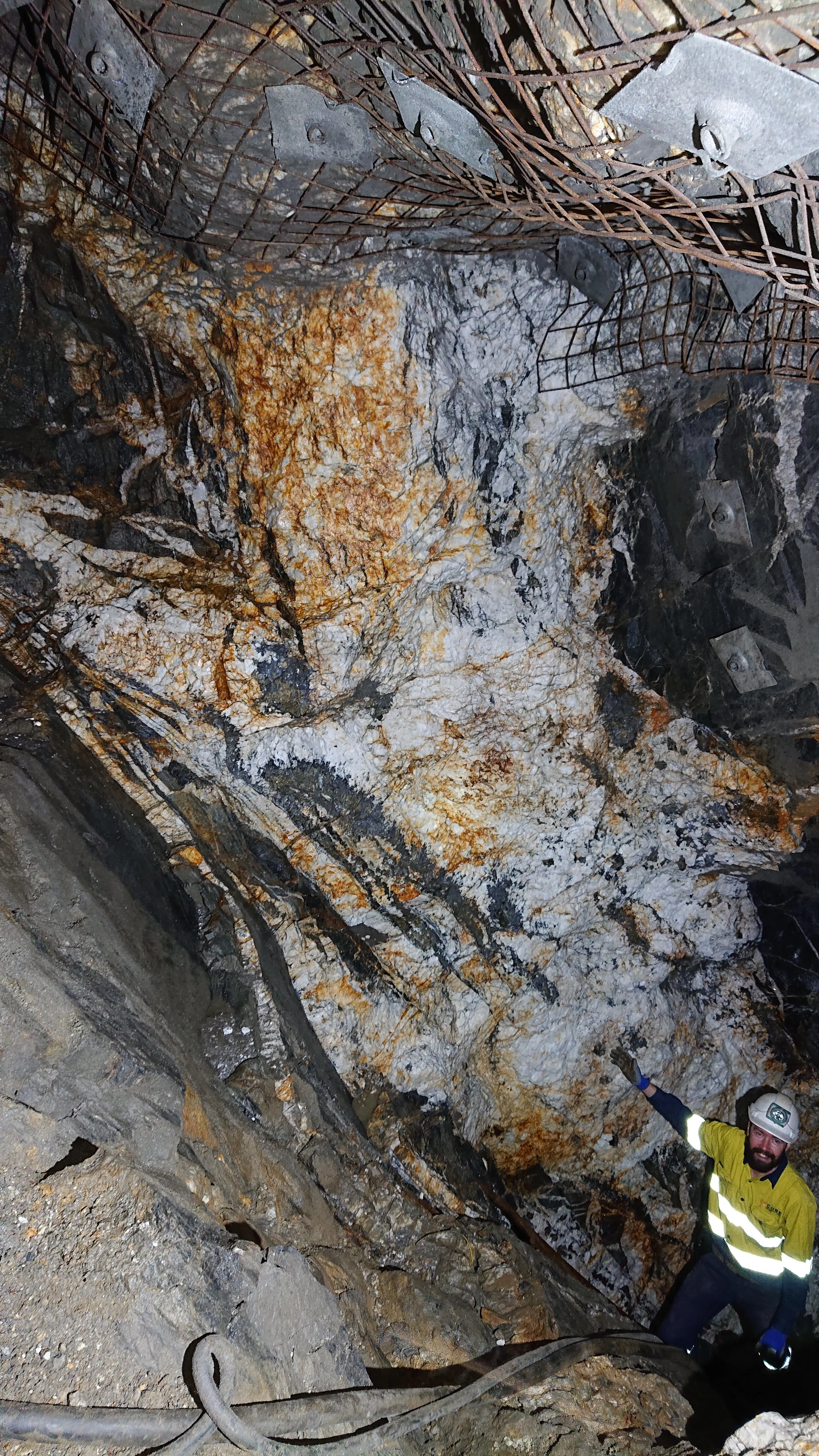 Underground Workings with Geologist Kenneth bush