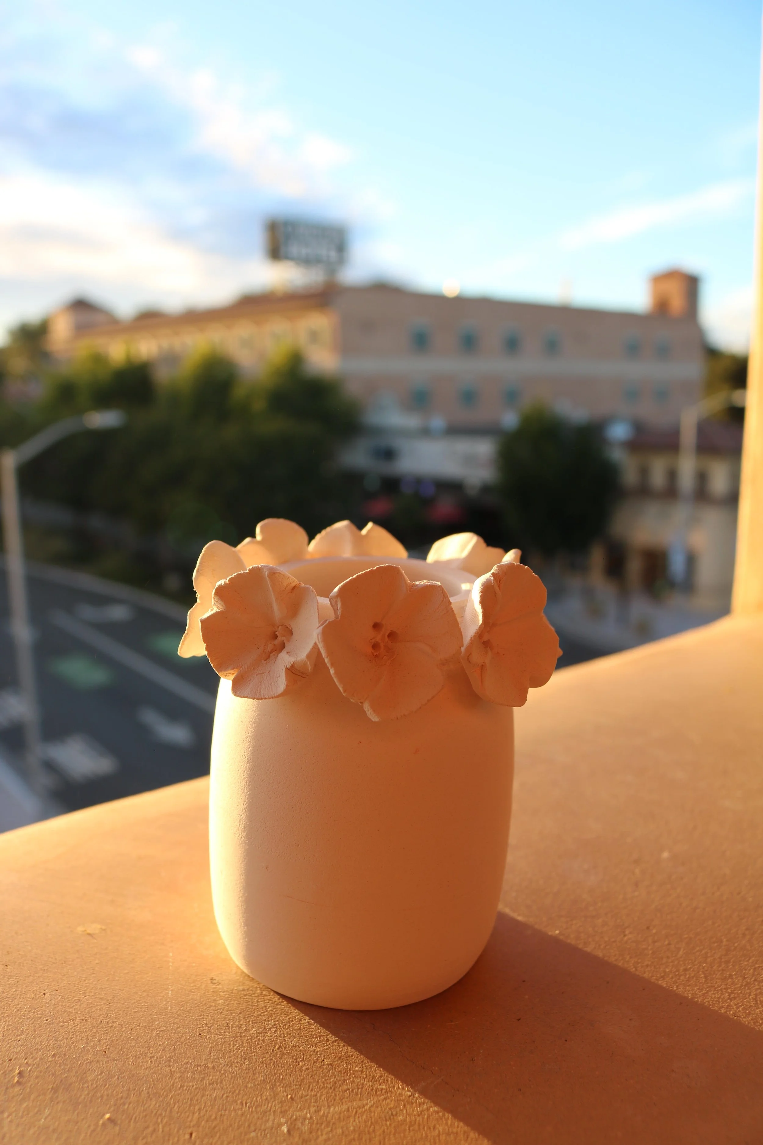 Mini Custom Glazed Blossom Bud Vase