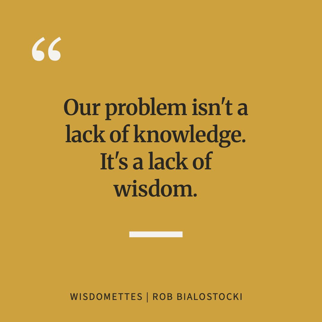 Focus on What’s Wise