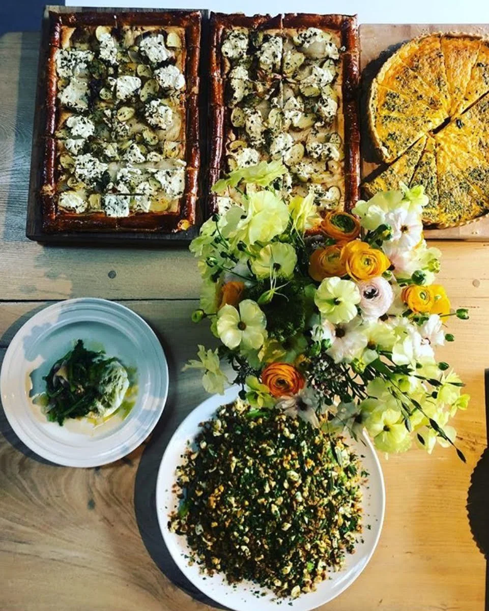 A spread of seasonal dishes