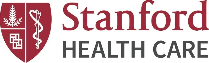 Stanford Health Care logo with shield emblem and text