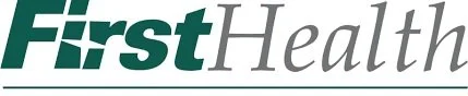 FirstHealth logo in green and gray text.