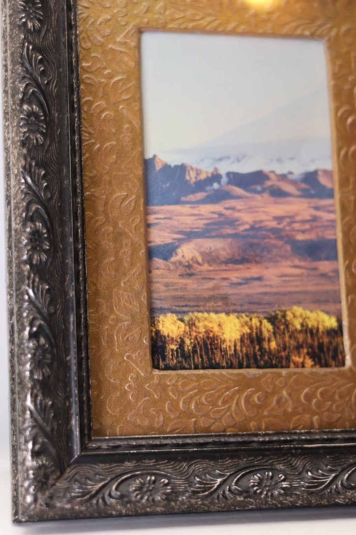 baroque-style-ornate-silver-framed-artwork-custom-textured-mating