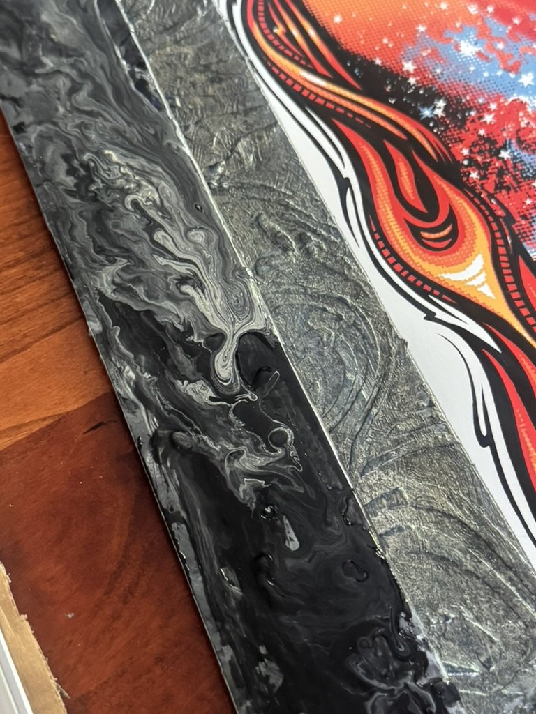 Rolling Stones Widespread Panic custom framing concert posters zero waste 