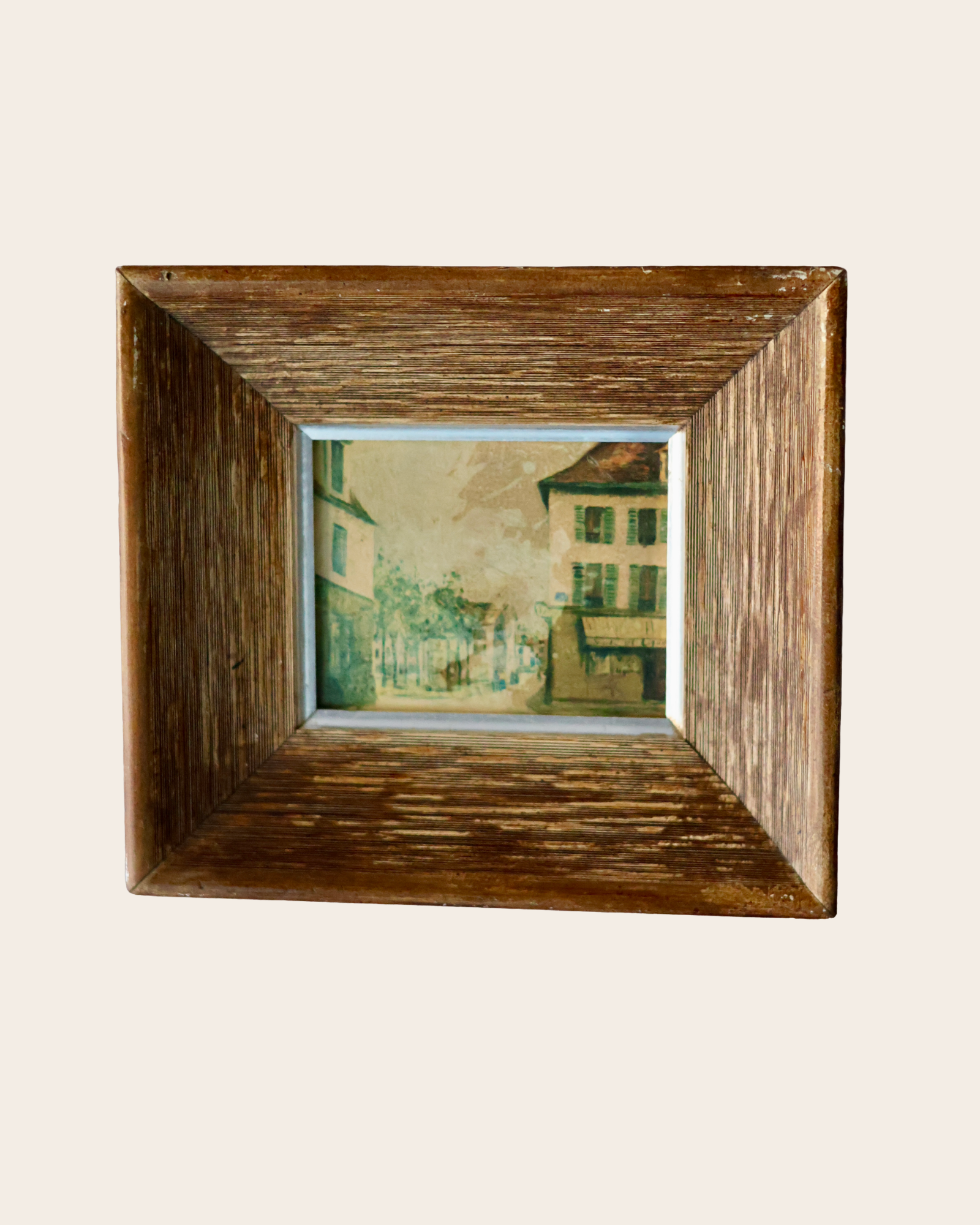 Vintage Maurice Utrillo Framed Street Scene