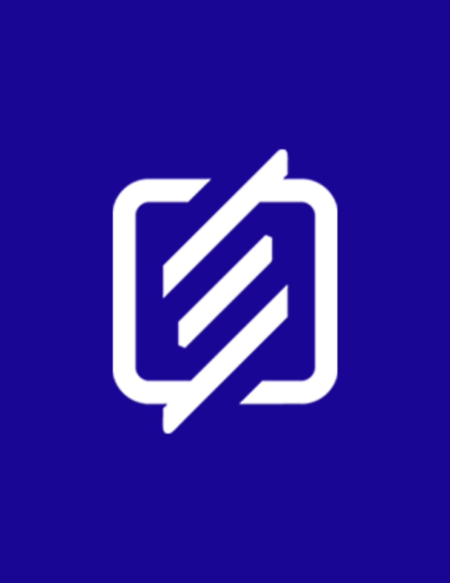 ETOO Media logo, white on purple