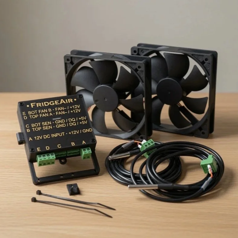 FridgeAir — Smart Fridge Fan Controller
