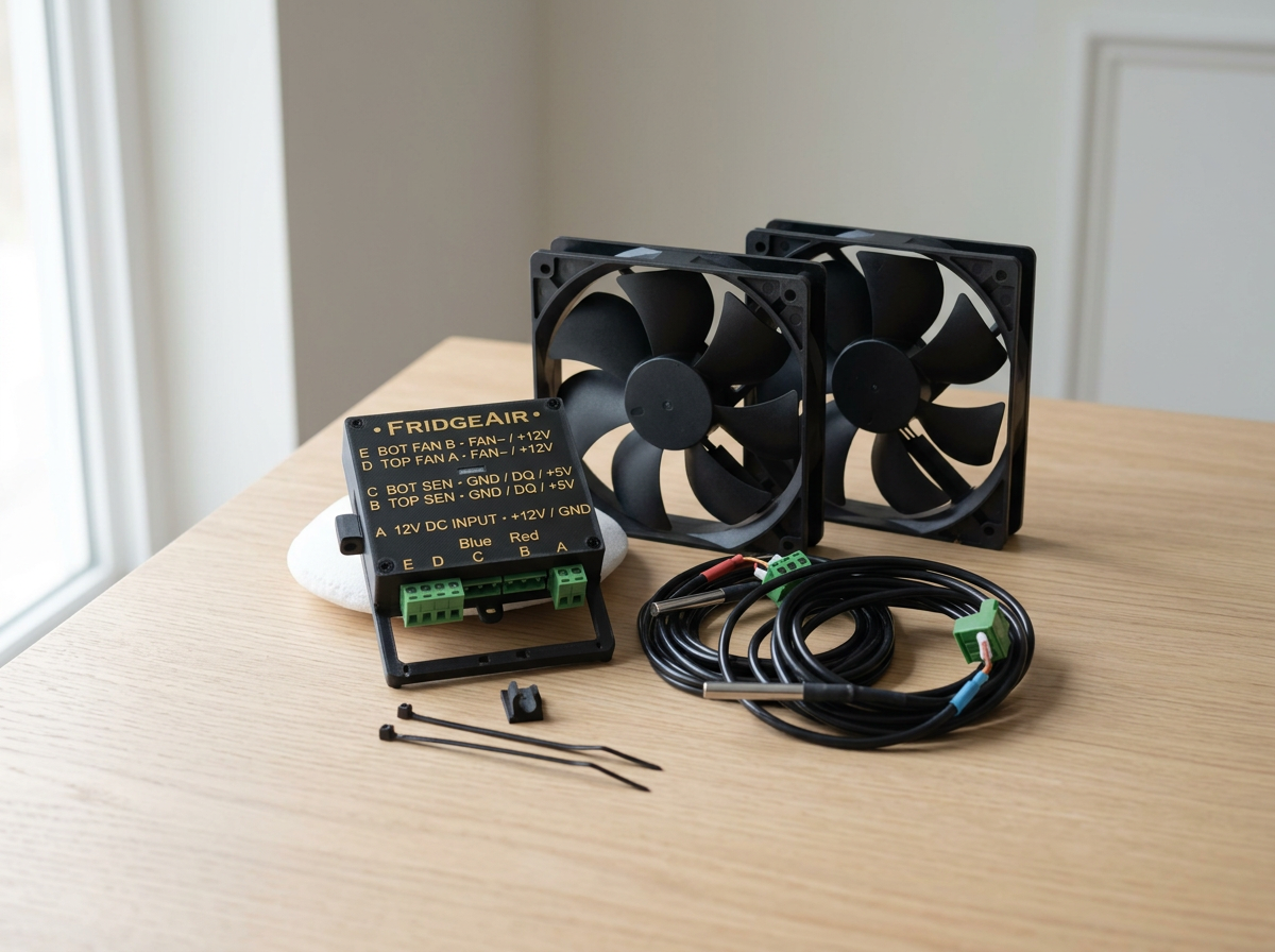 FridgeAir — Smart Fridge Fan Controller