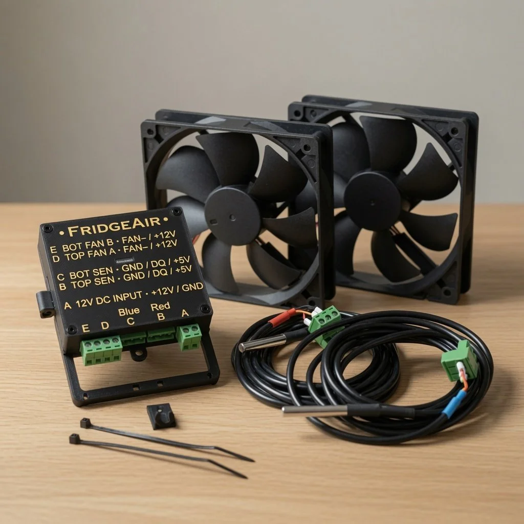FridgeAir — Smart Fridge Fan Controller