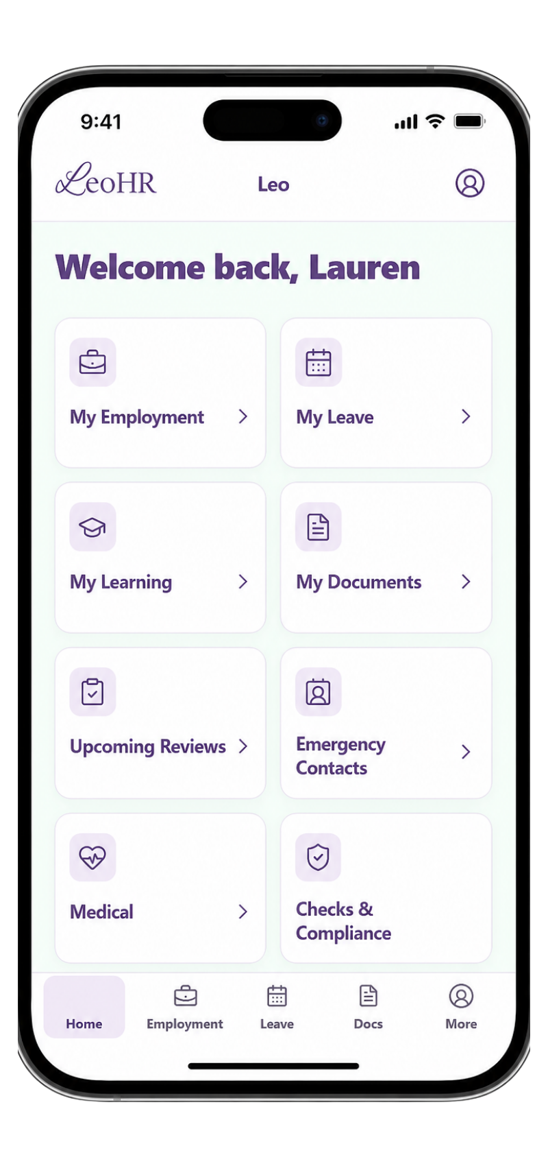 Leo HR Employee portal