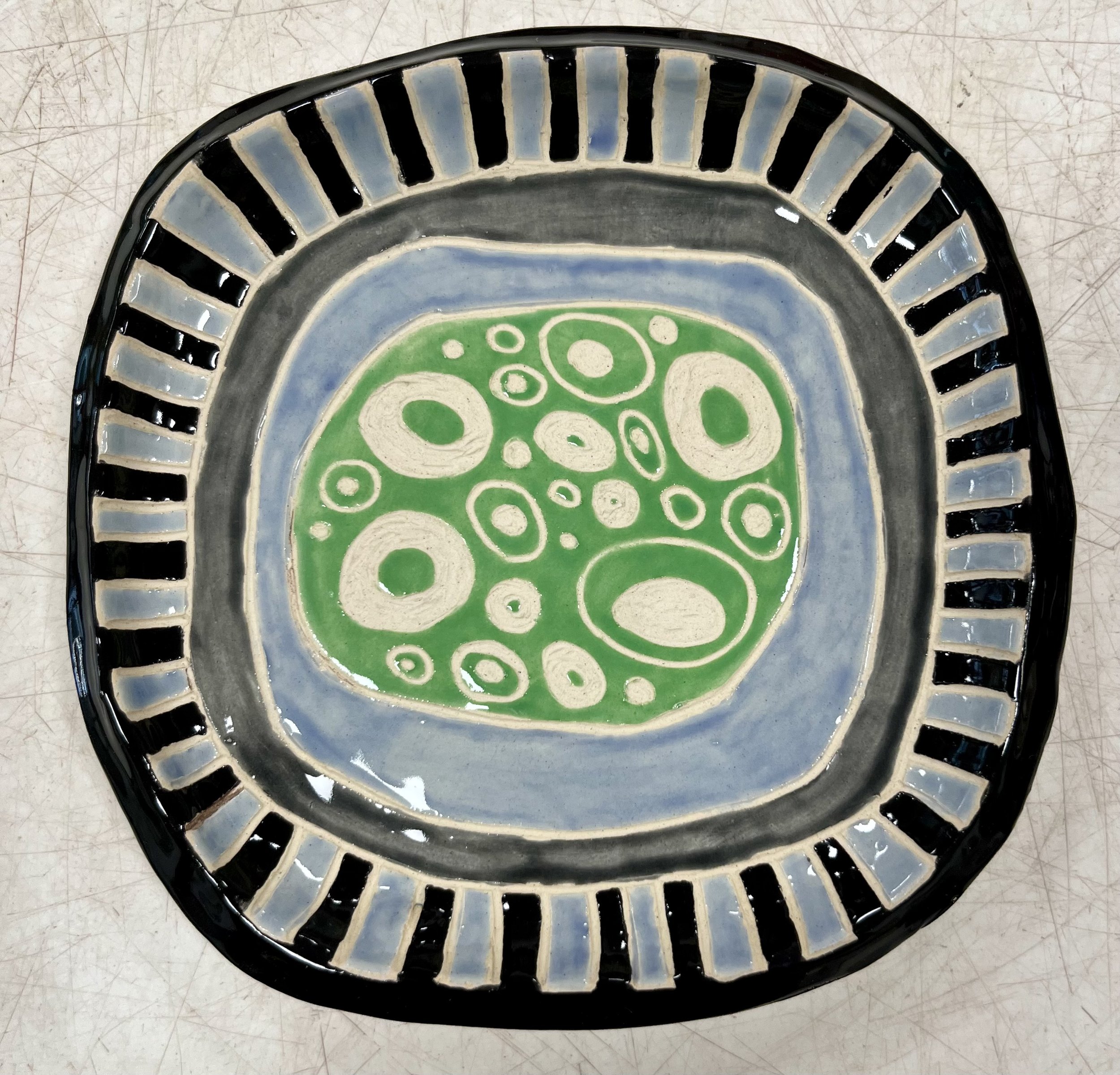 Artistic Square(ish) Trinket Dish