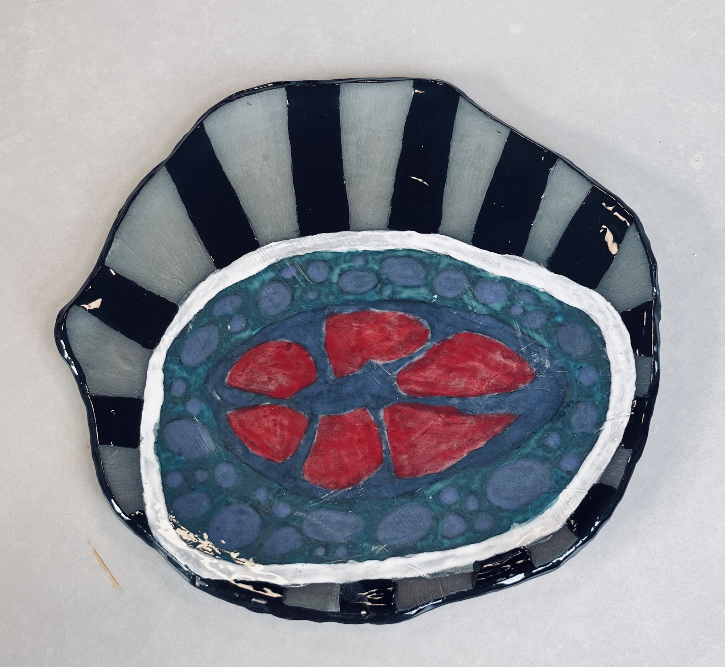 Artisan Decorative Pottery Plaque