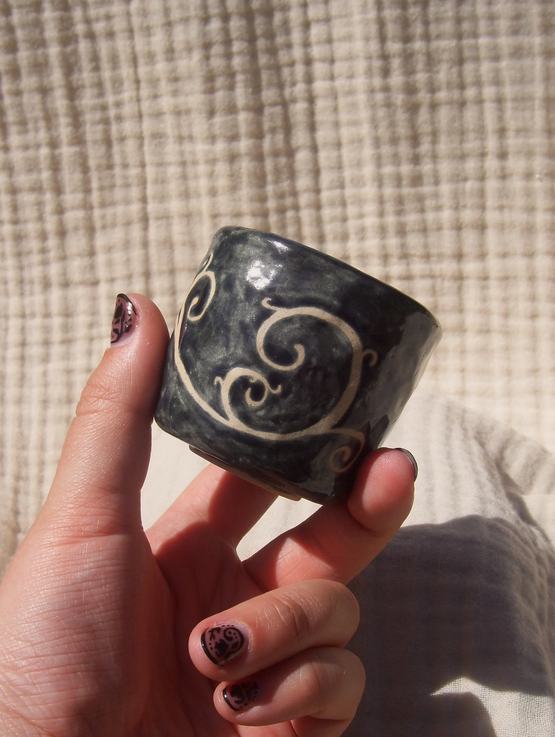 ornamental teacup