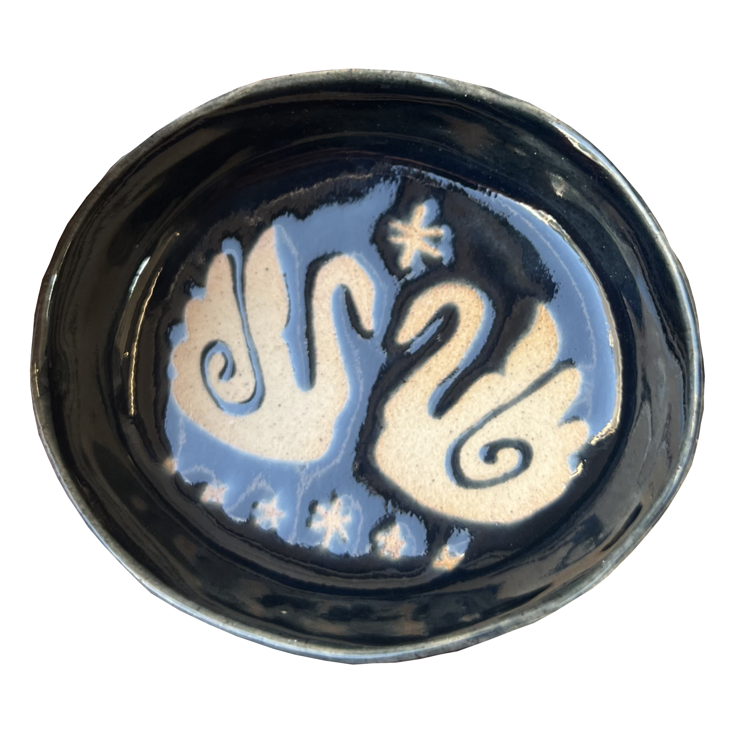 swan trinket dish