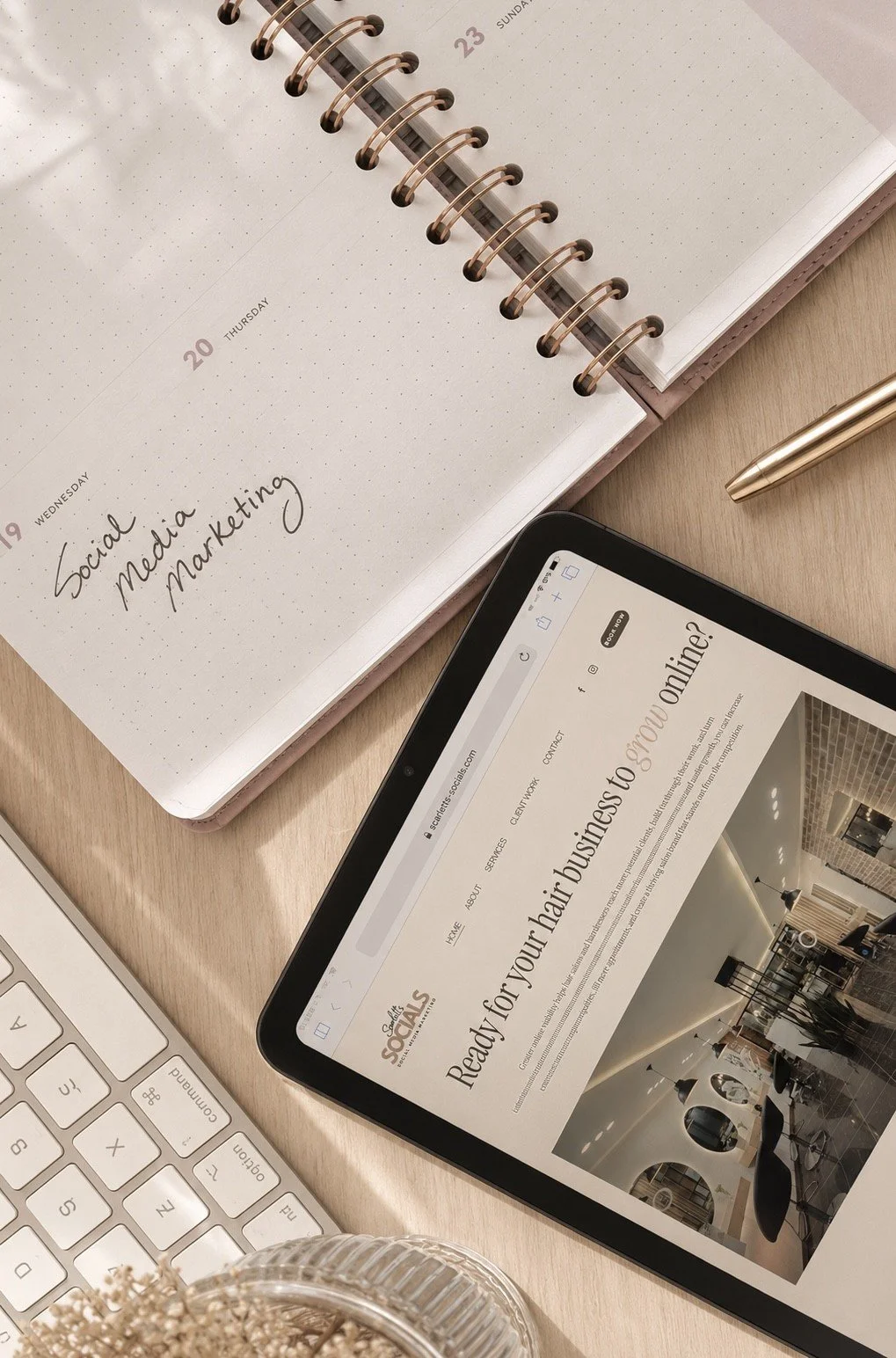 Scarletts Socials CEO Founder Social Media Marketing diary website