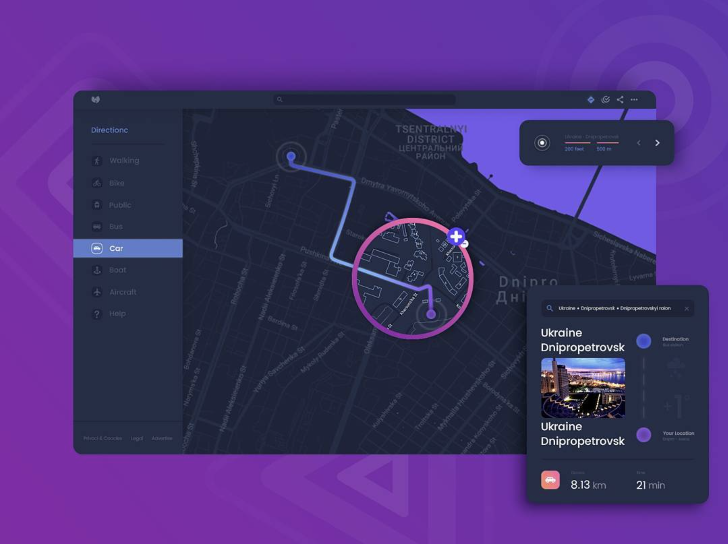 Designing map-based products that feel natural