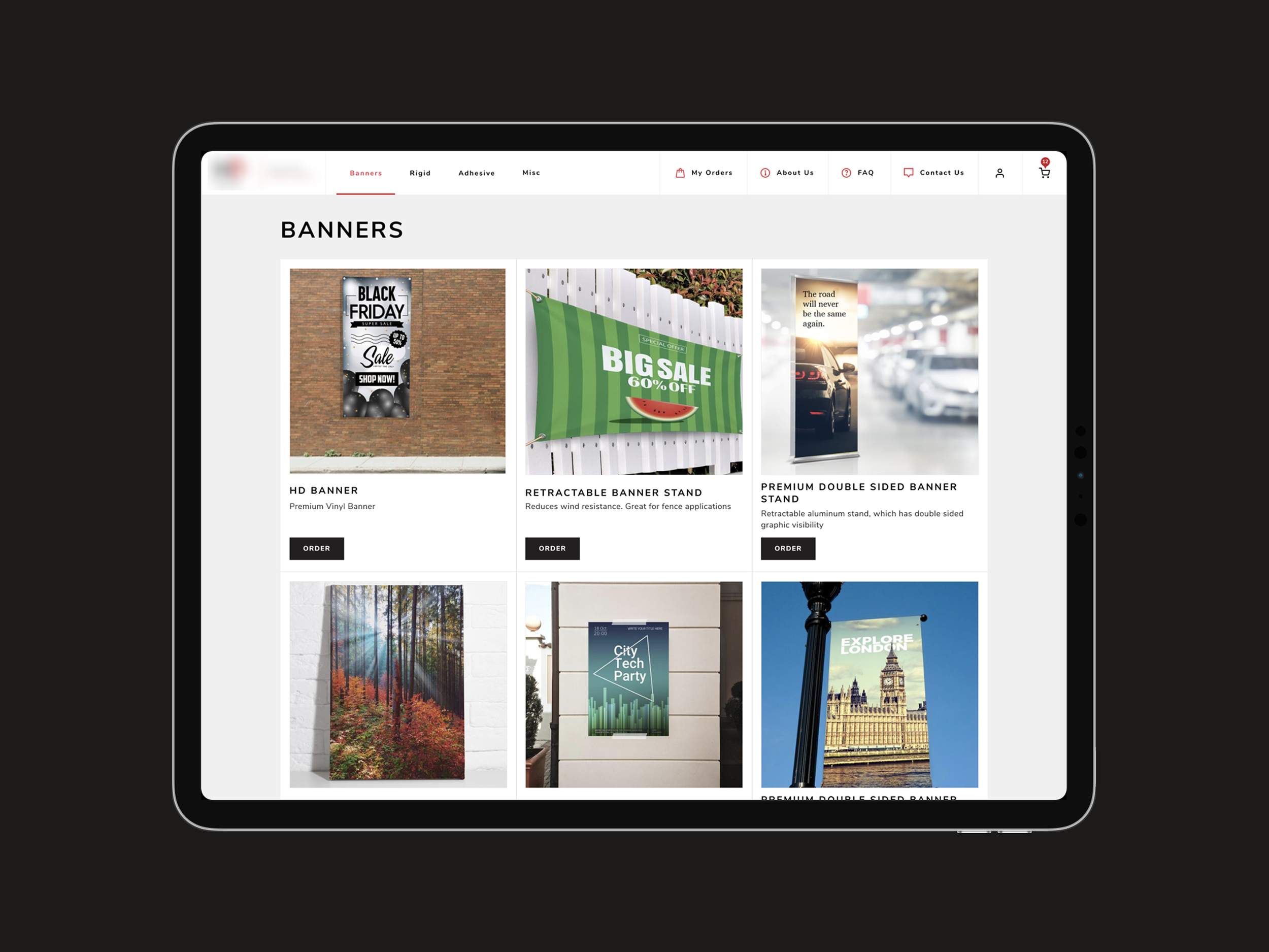 Custom printing platform &amp; order management experience