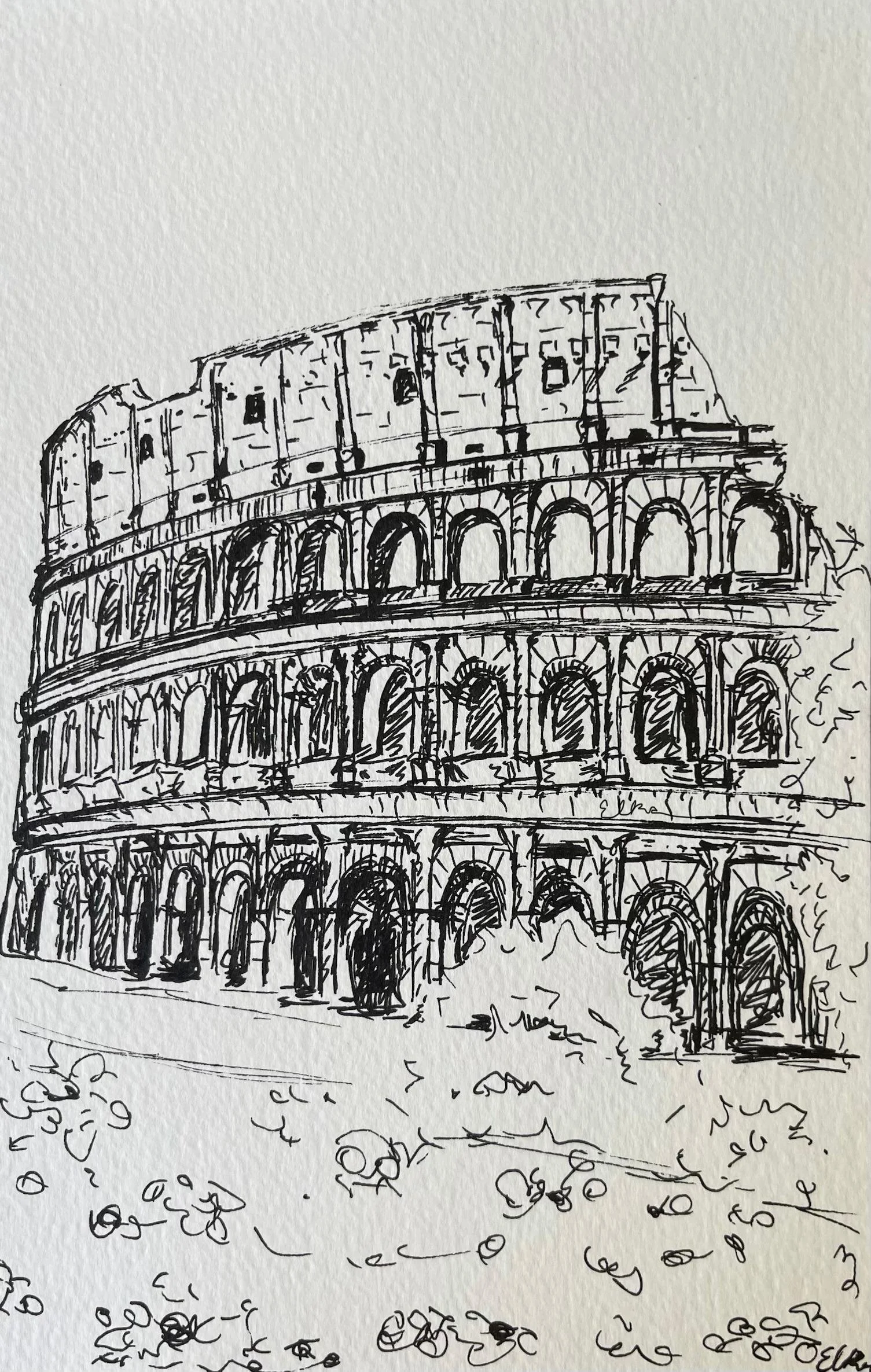 The Colosseum ~ Ink