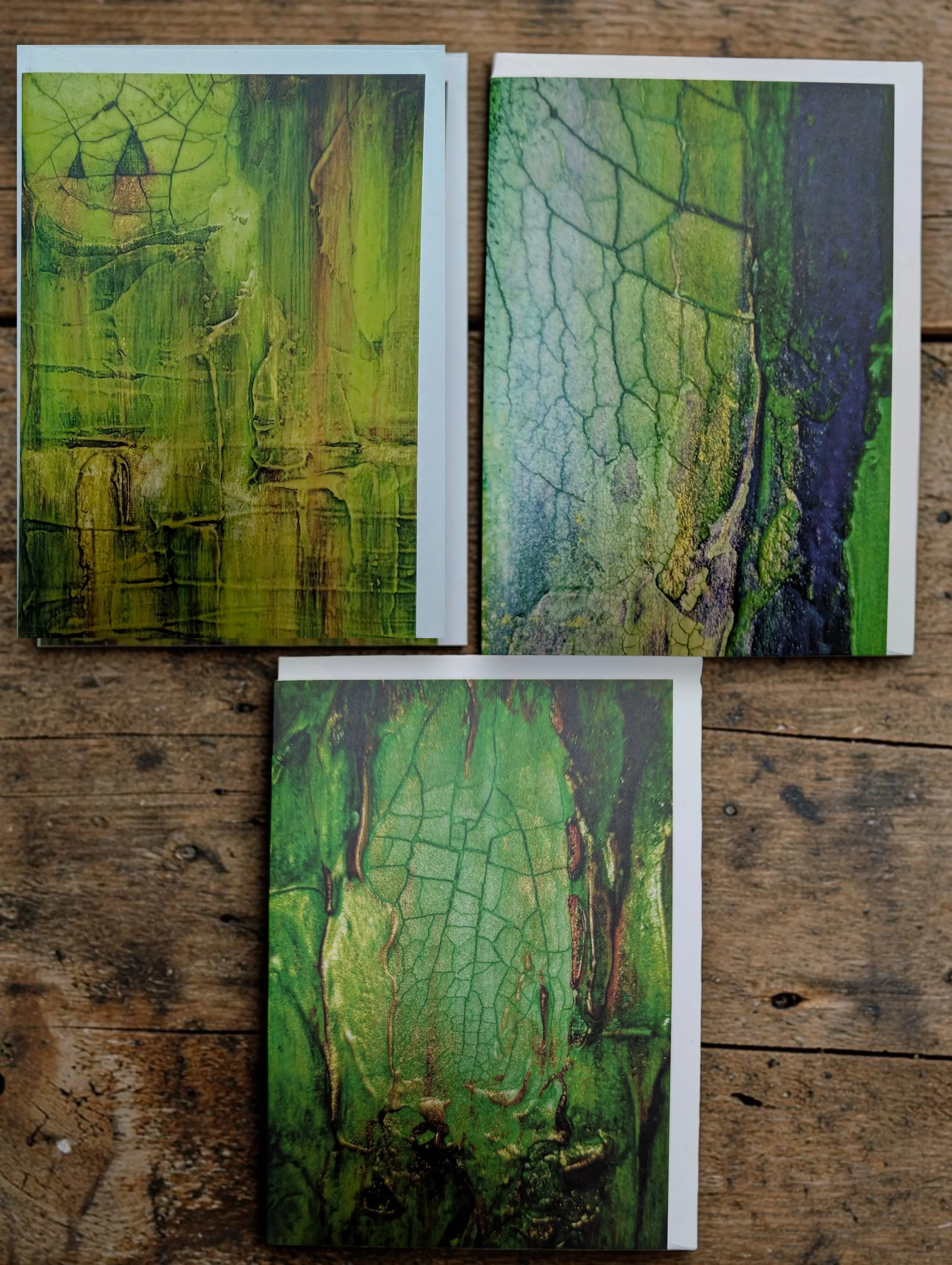 Abstract Art Blank Greeting Cards by Shelly Cook