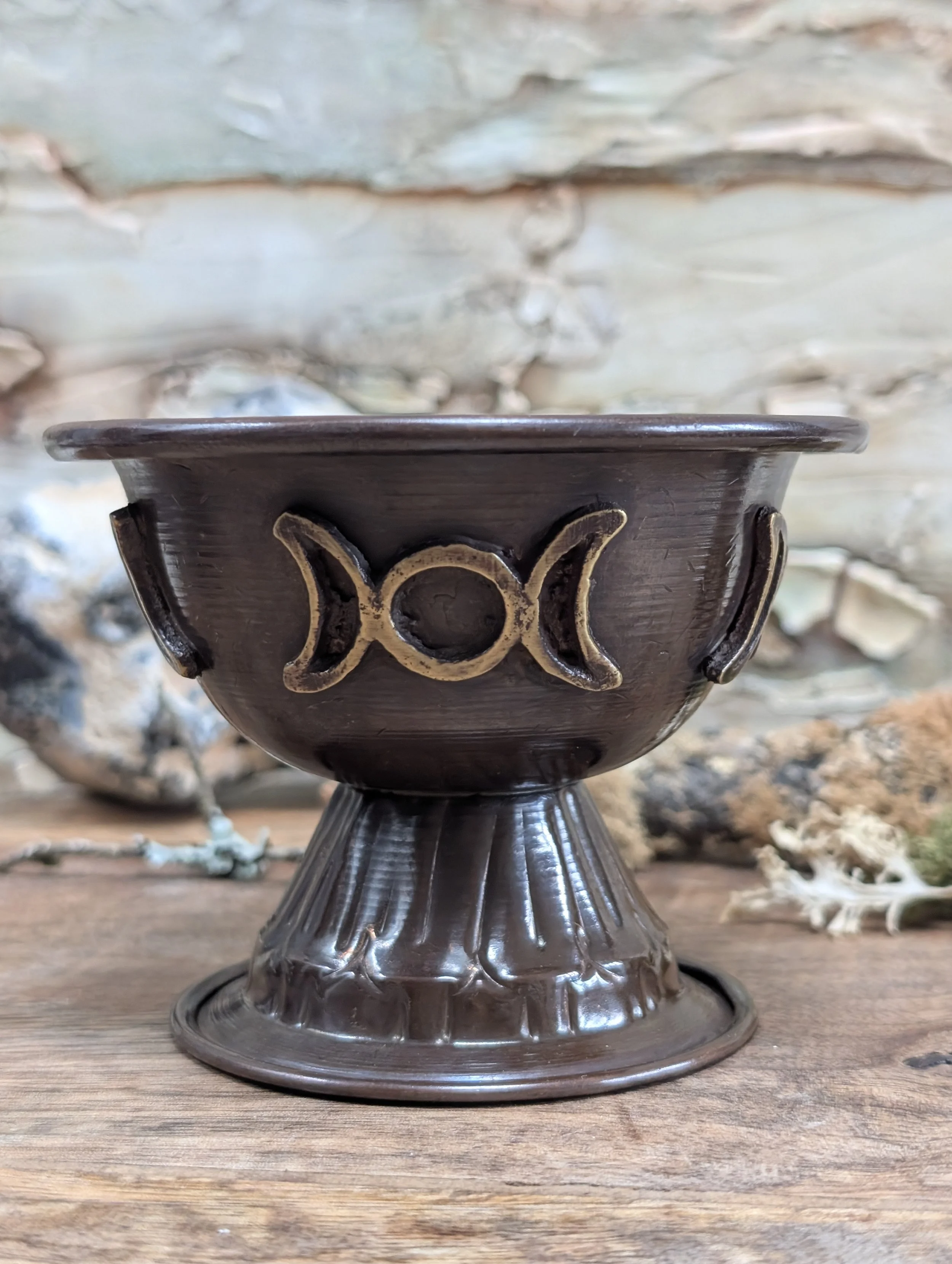 Antique Copper Ritual Chalice