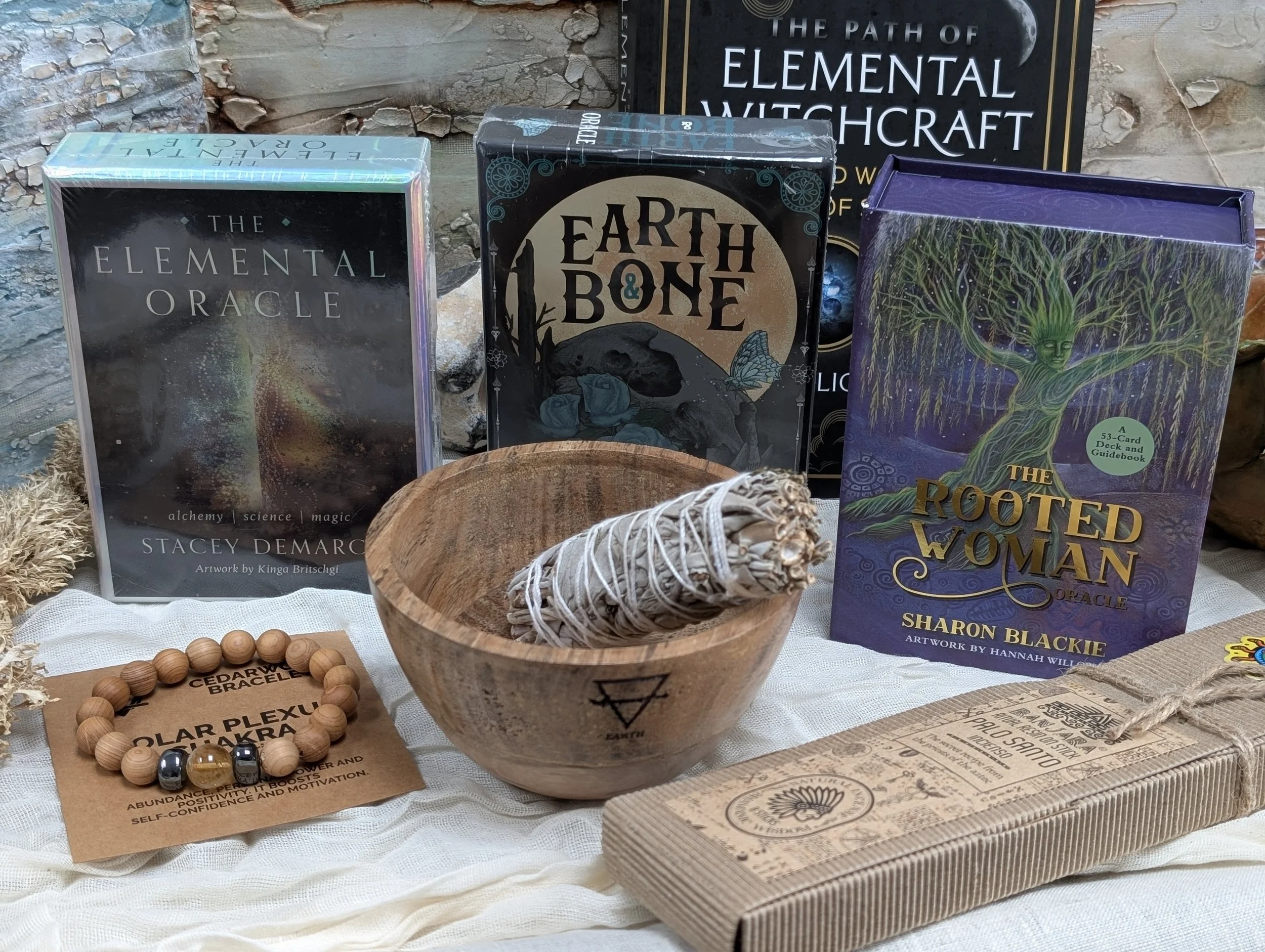 Curated collections by Earth Root Studio including Incense, Home Decor and Books