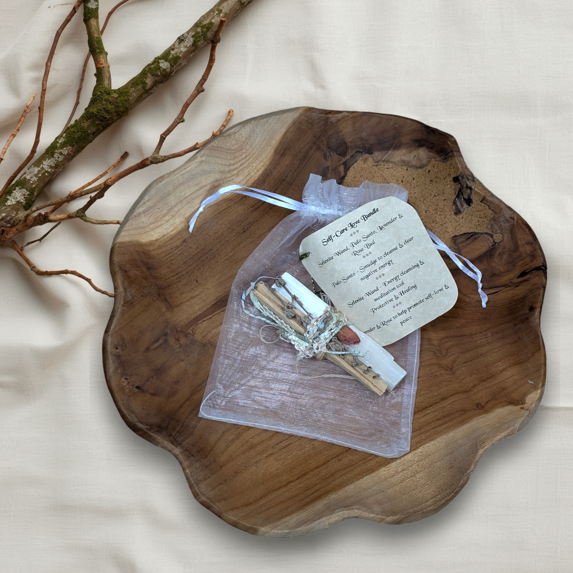Self Care Love Bundle - Selenite And Palo Santo