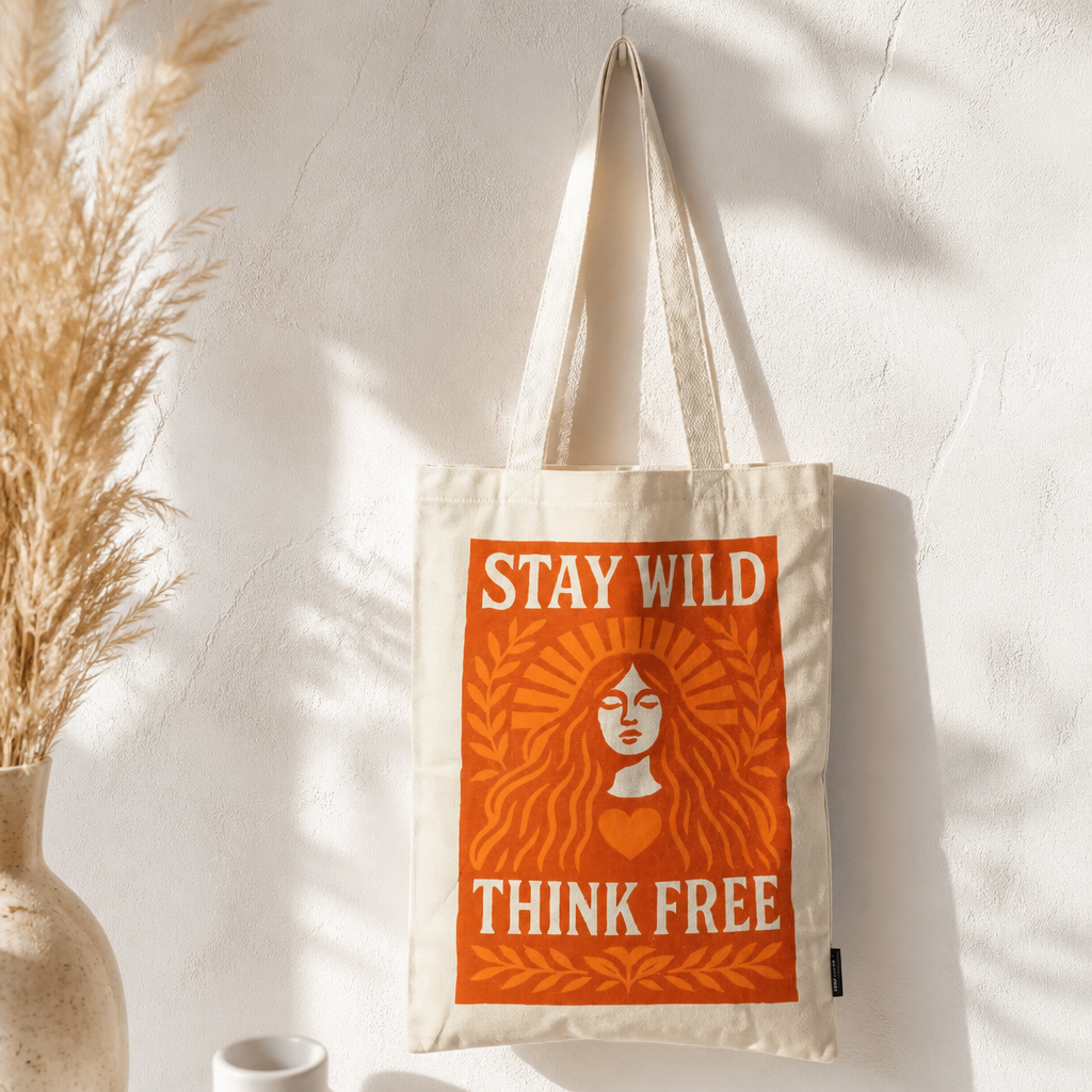 Iconic Toni Tote Bag - Stay Wild Think Free