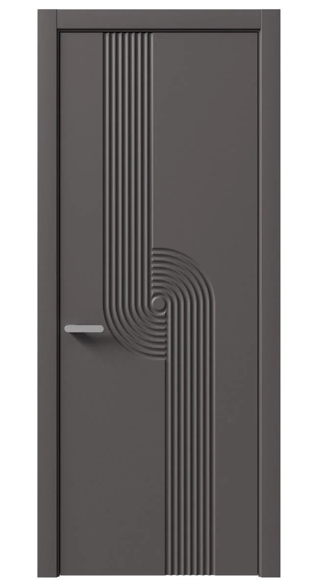Modern Geometric Interior Door