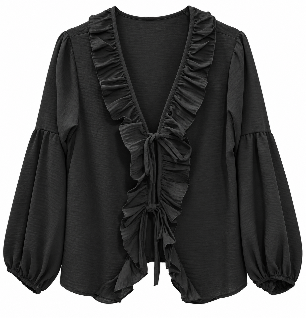 Ruffle Tie Top