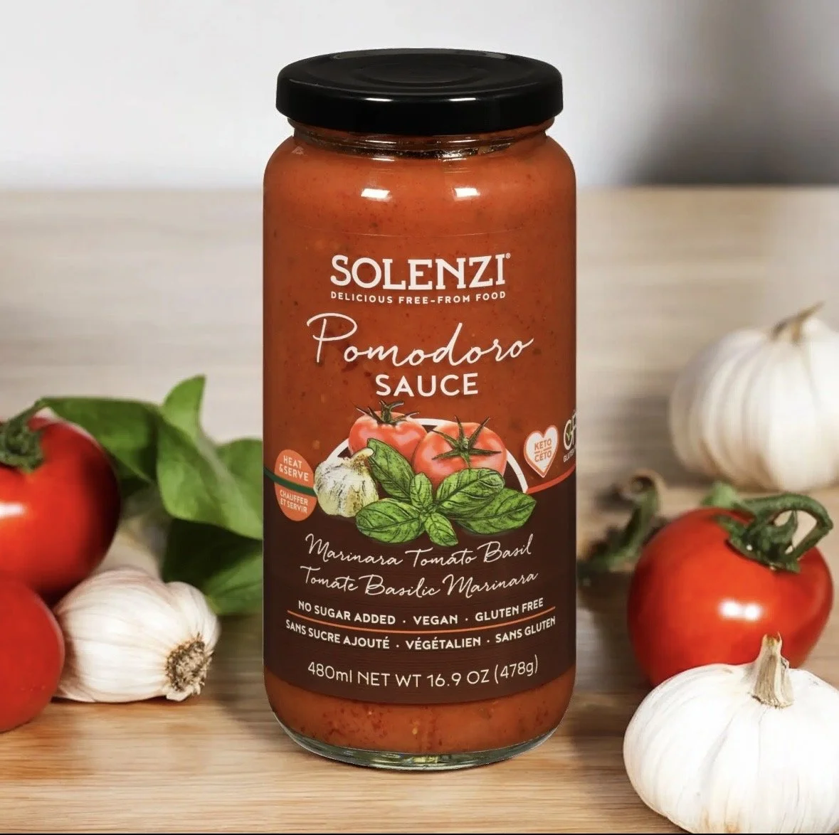 Solenzi Marinara Tomato Basil Sauce
