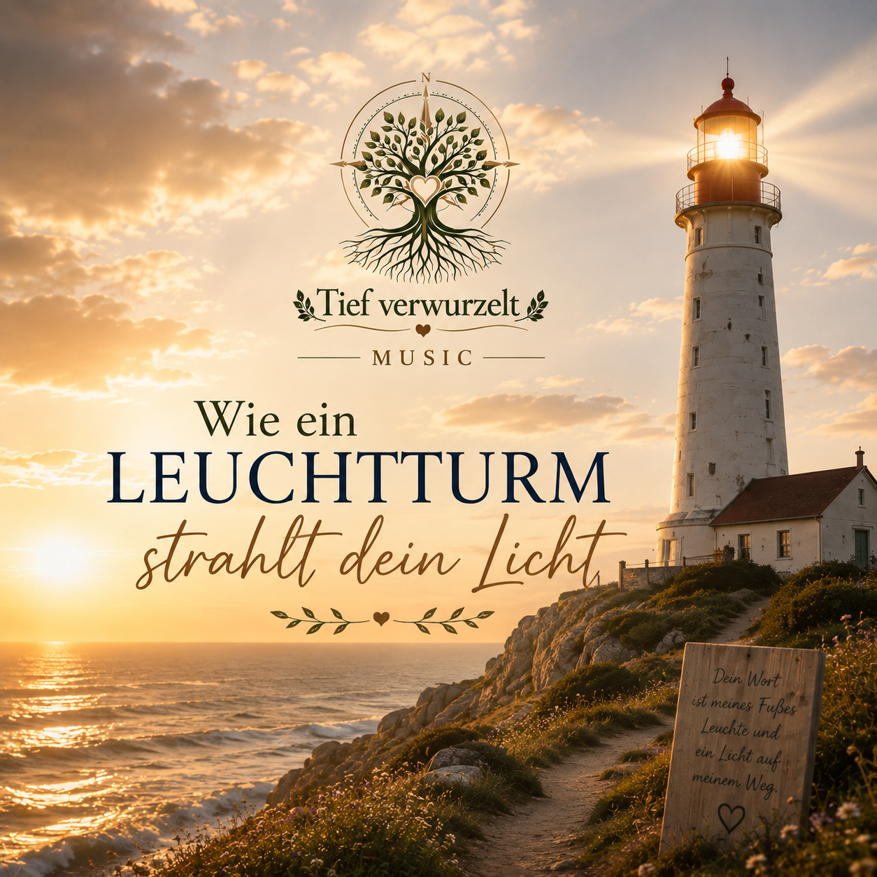 Wie ein Leuchtturm strahlt dein Licht- kostenlos (Single)