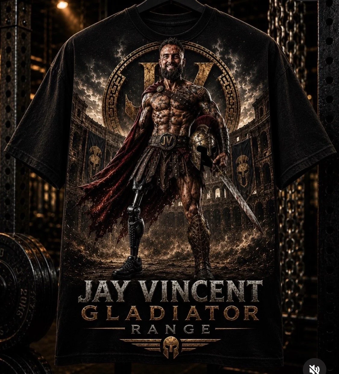 Jay Vincent gladiator Tee