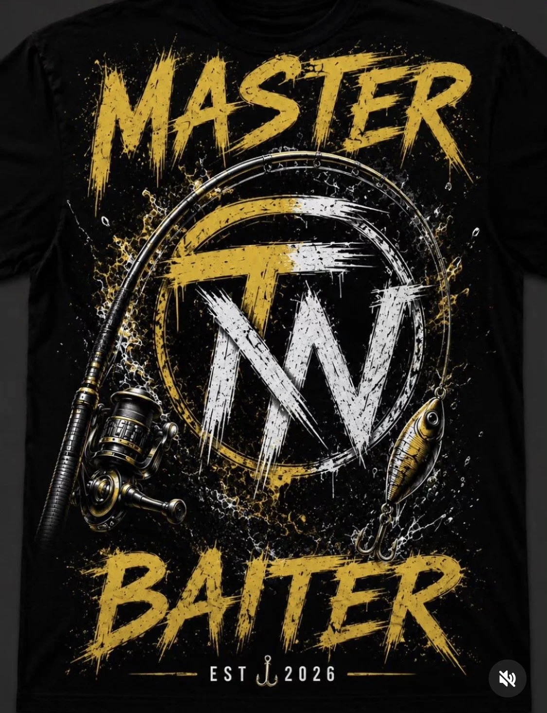 Master baiter fishing Tee