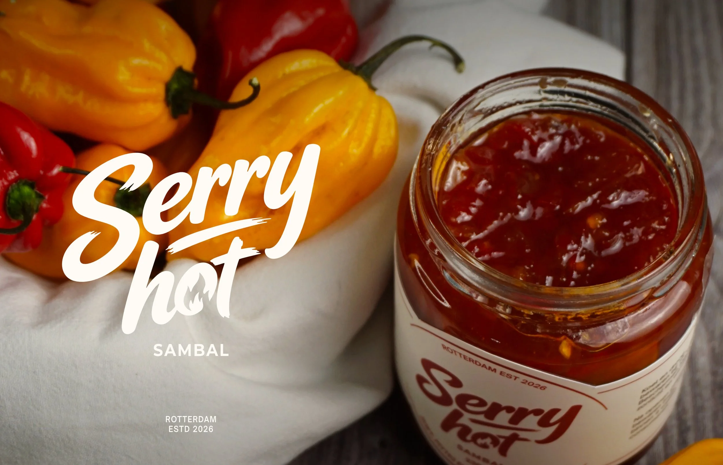 Serry hot sambal branding project