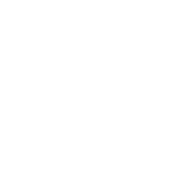 White outline of a handshake on a black background.