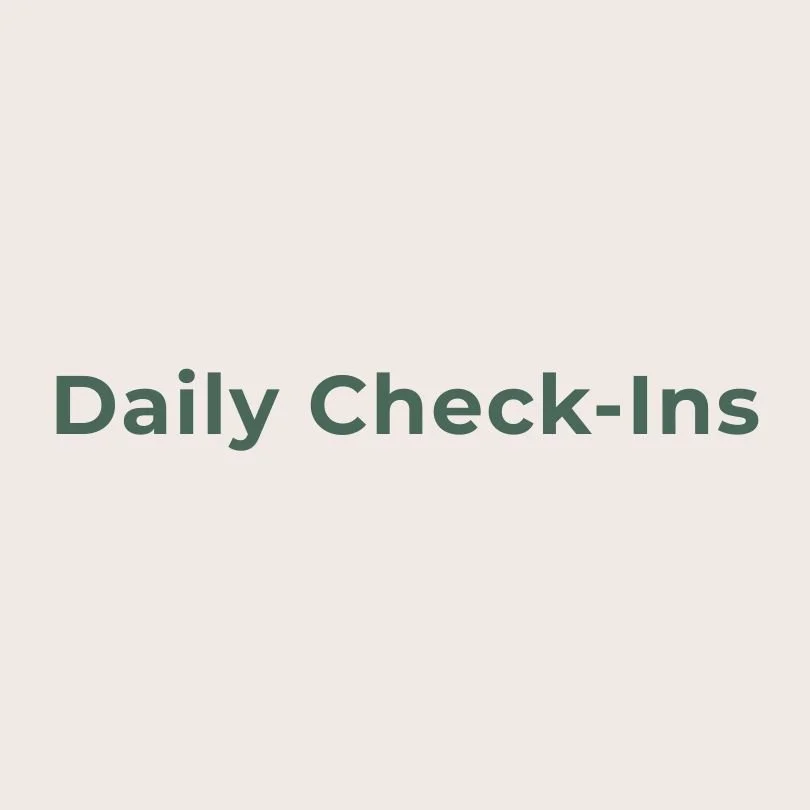 Daily Check-Ins
