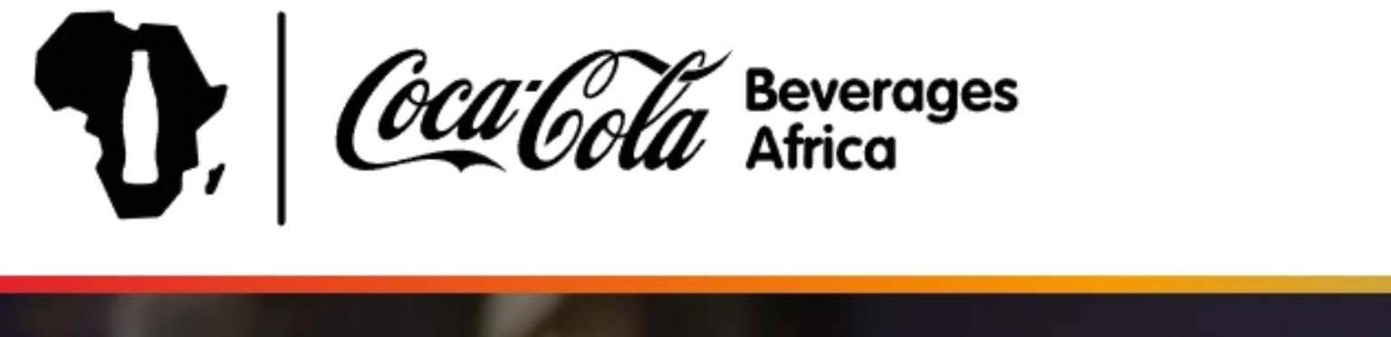 Coca-Cola logo with Africa map outline and text 'Beverages Africa'