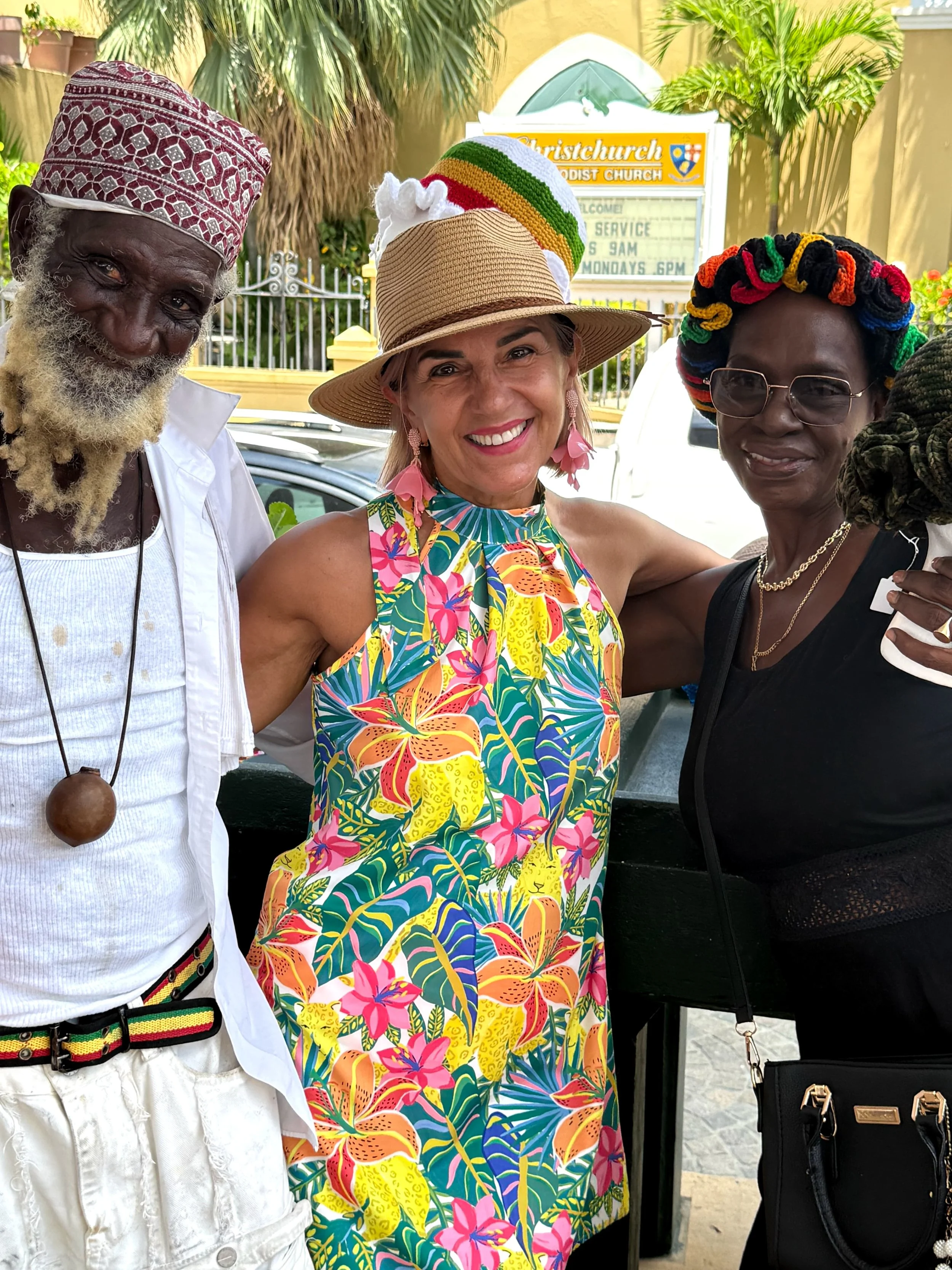 Connecting with local culture at Market Square!  Our guest enjoys meeting local vendors, discovering handmade treasures, and experiencing the rich traditions and vibrant spirit of St. Thomas with Jay’s Experience.