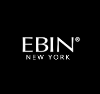EBIN New York logo on a black background
