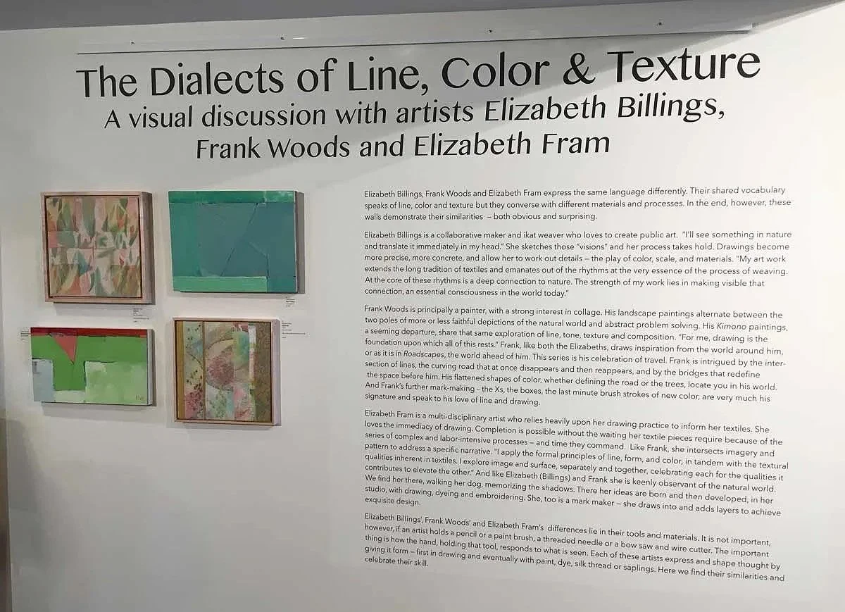 Dialects of Line, Color & Texture, Highland Center for the Arts, 2019
