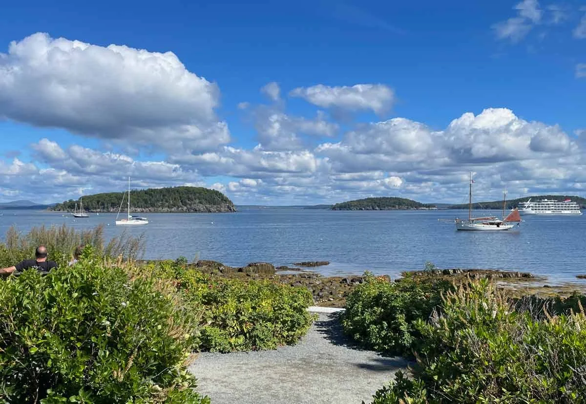 Blue Sky of Frenchman Bay