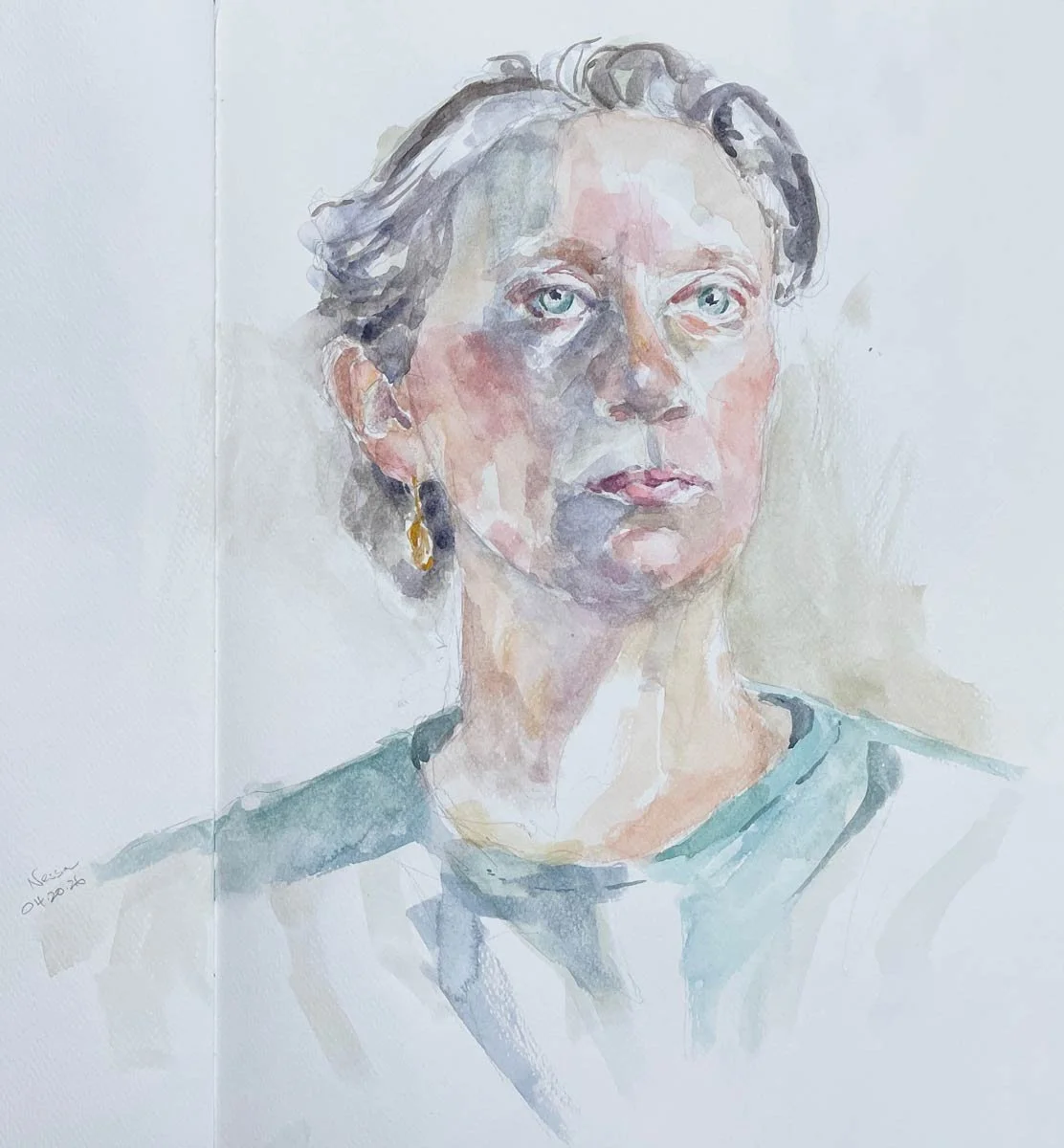 Watercolor Portrait from life
