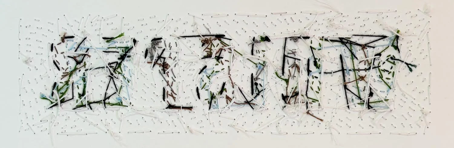 Verso image of stitching