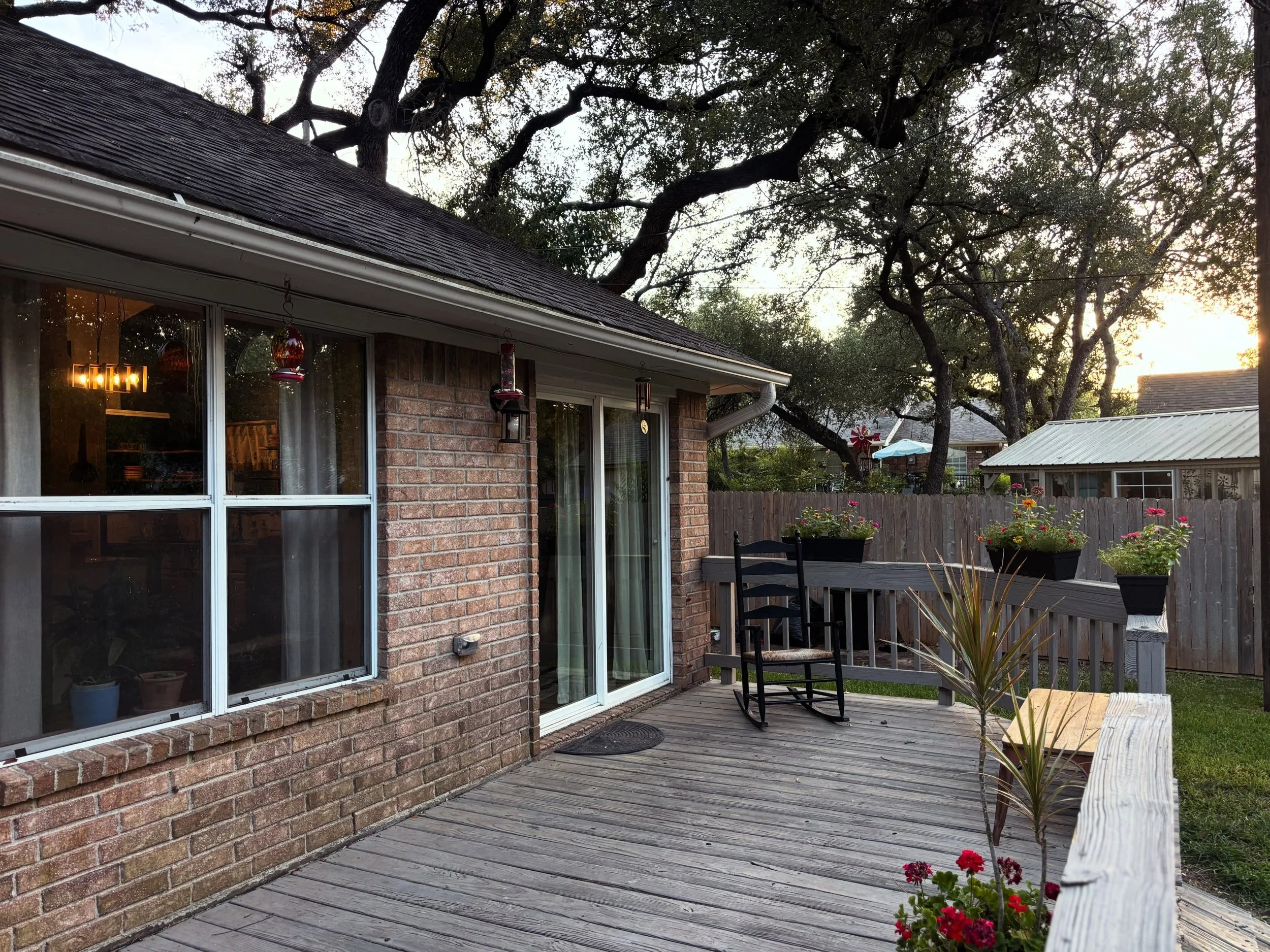 In Central Texas, outdoor living is a must. The deck is where family and friends gather for meals and memories. We brought this deck back to life with SW SuperDeck Solid Stain in the tint SW 3024 River Birch.