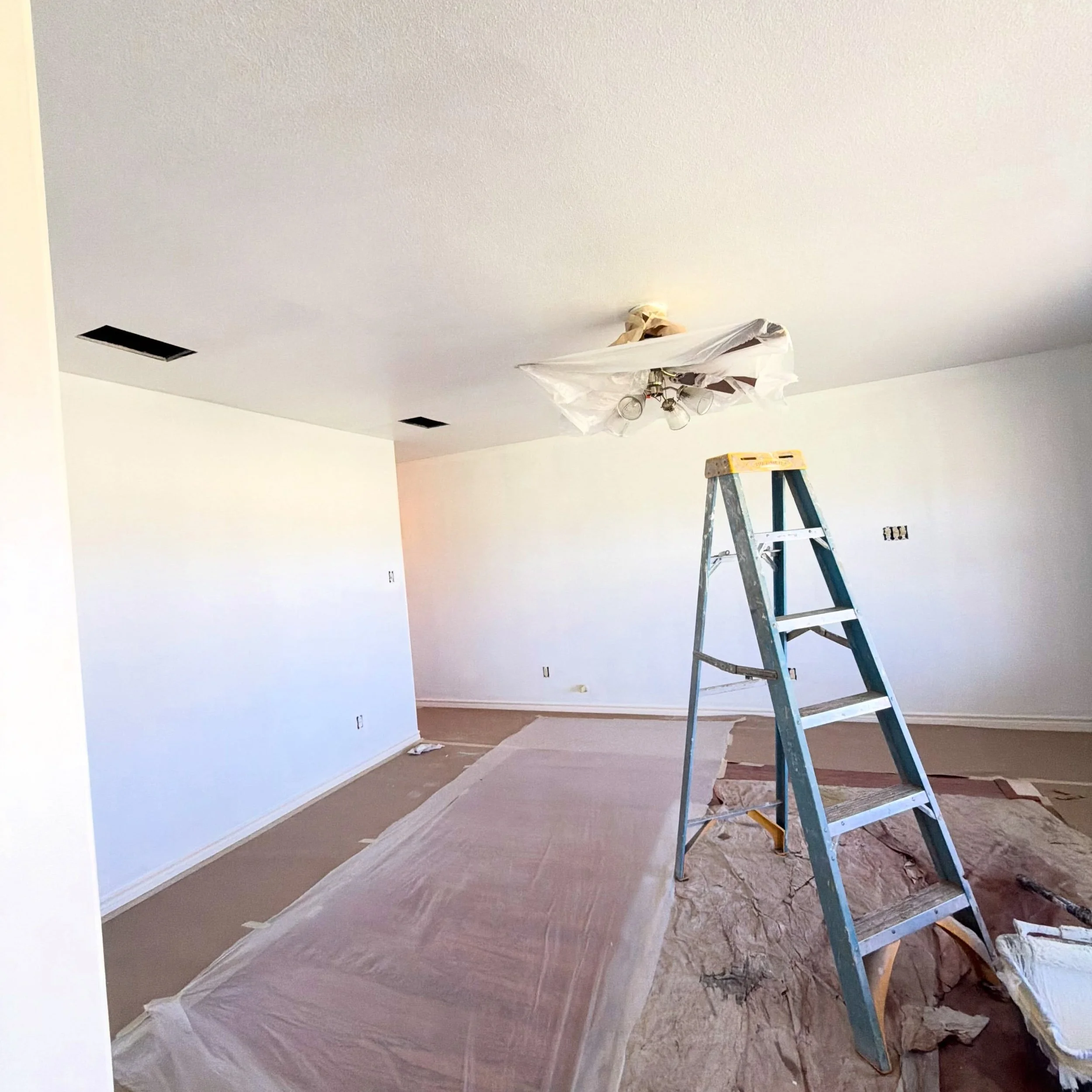 The Pink House team is hard at work on a full interior repaint in Salado this week. We can&rsquo;t wait to share the transformation 😍🏡